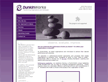 Tablet Screenshot of dunkinworks.com